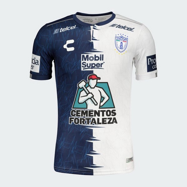 Camiseta Pachuca Replica Primera Ropa 2019/20 Azul Blanco